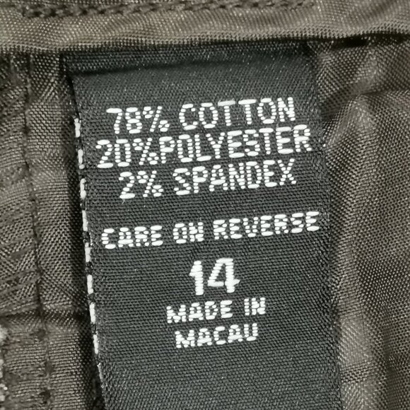 Brown Capris Size 14 #96 - Picture 7 of 11